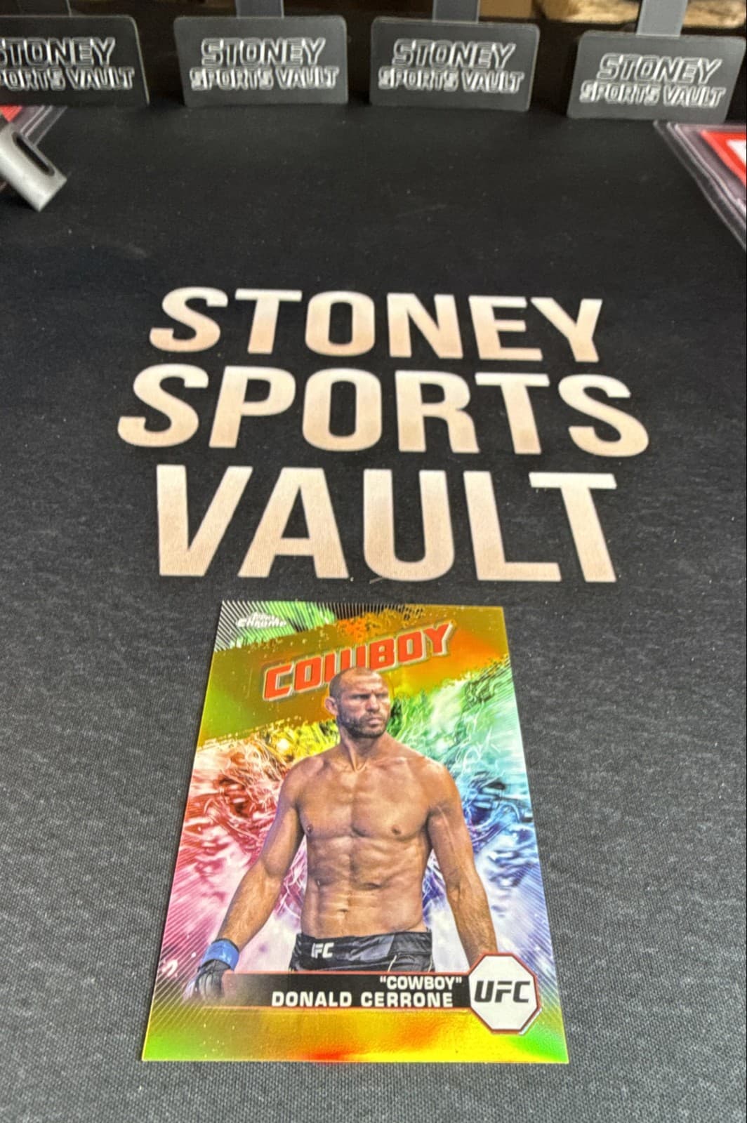 Aka Donald Cerrone 2024 Topps Chrome 2024 Topps Chrome gold-refractor