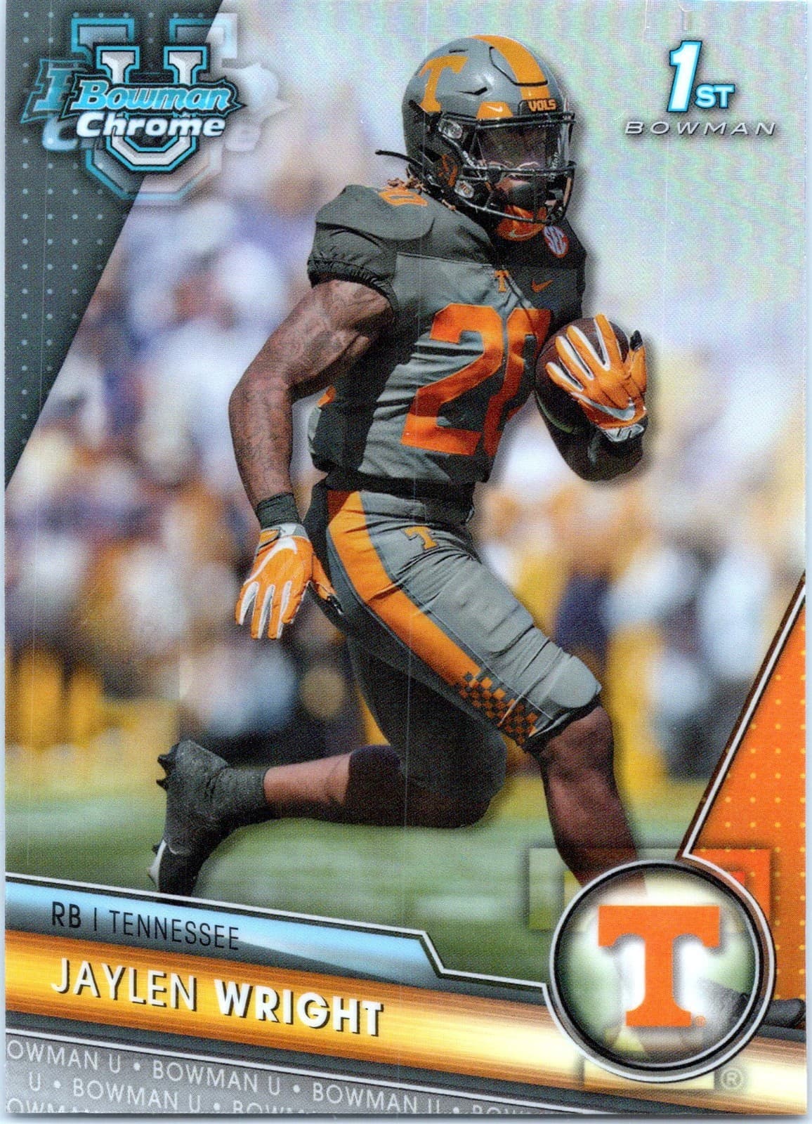 University Jaylen Wright 2023 Bowman 2023 Bowman refractor