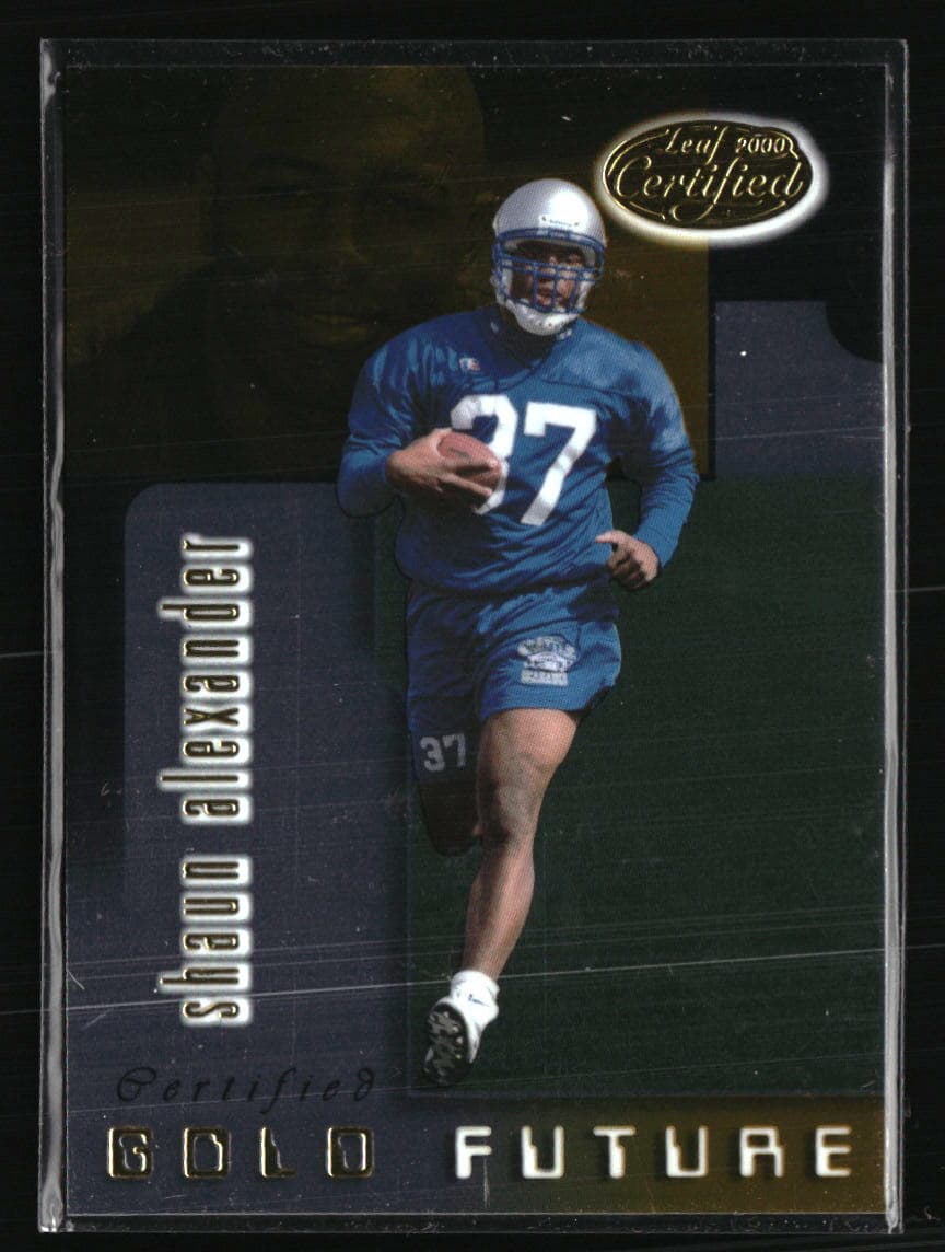 Shaun Alexander Certified 2000 Leaf 2000 Leaf