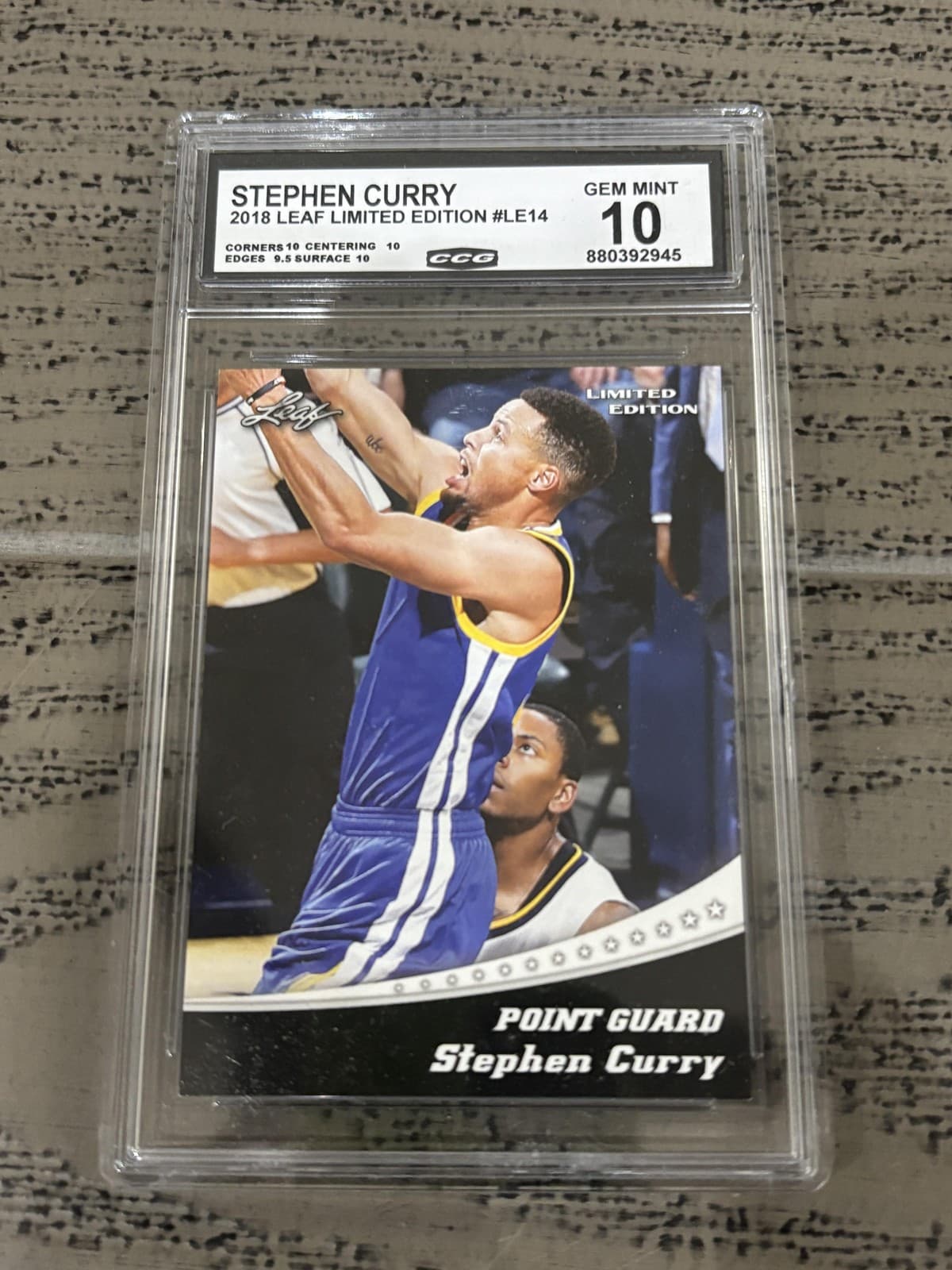 Stephen Curry Limited 2018 Leaf 2018 Leaf