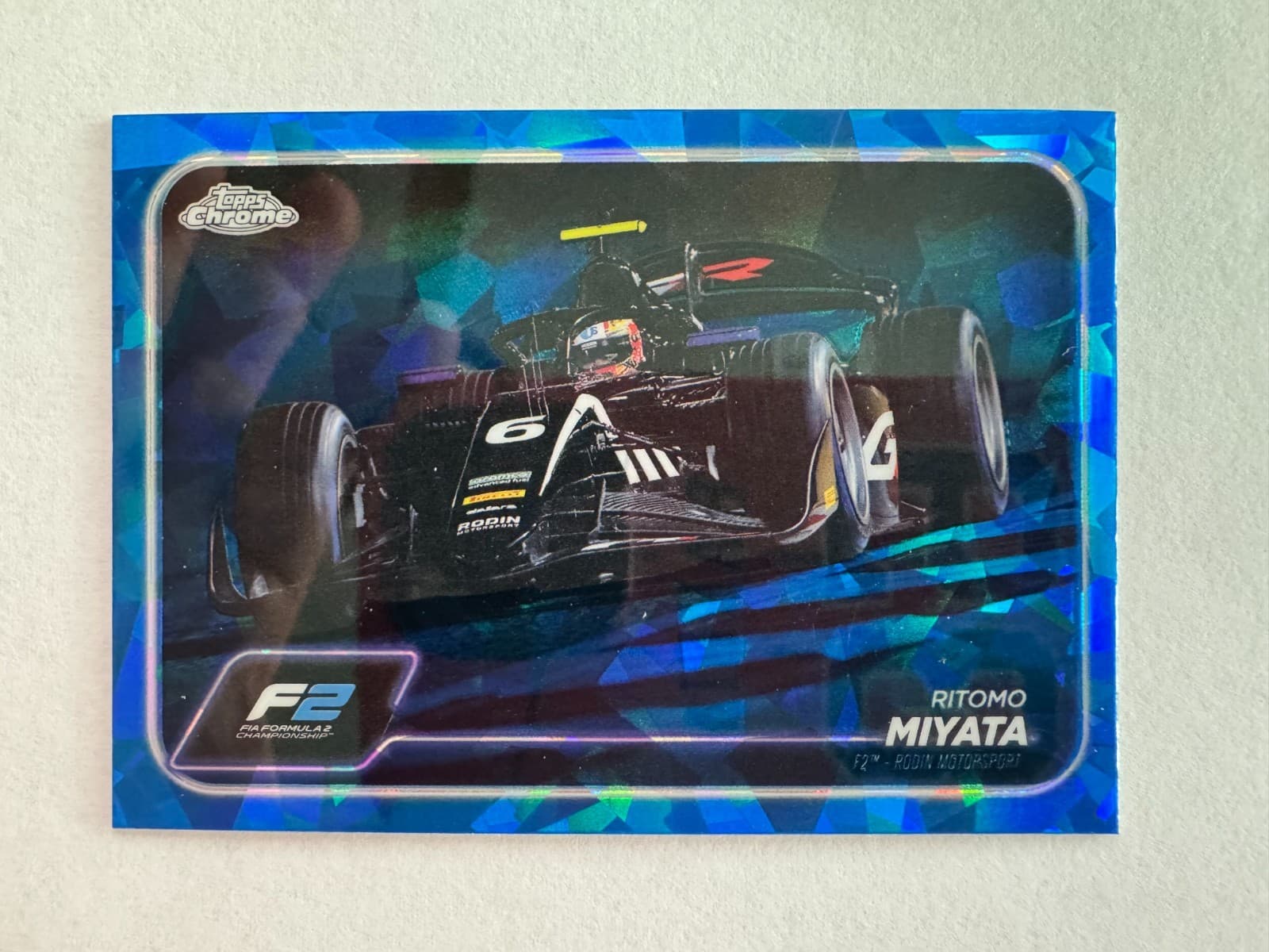 Sapphire Edition Formula 2024 Topps Chrome 2024 Topps Chrome aqua example 1