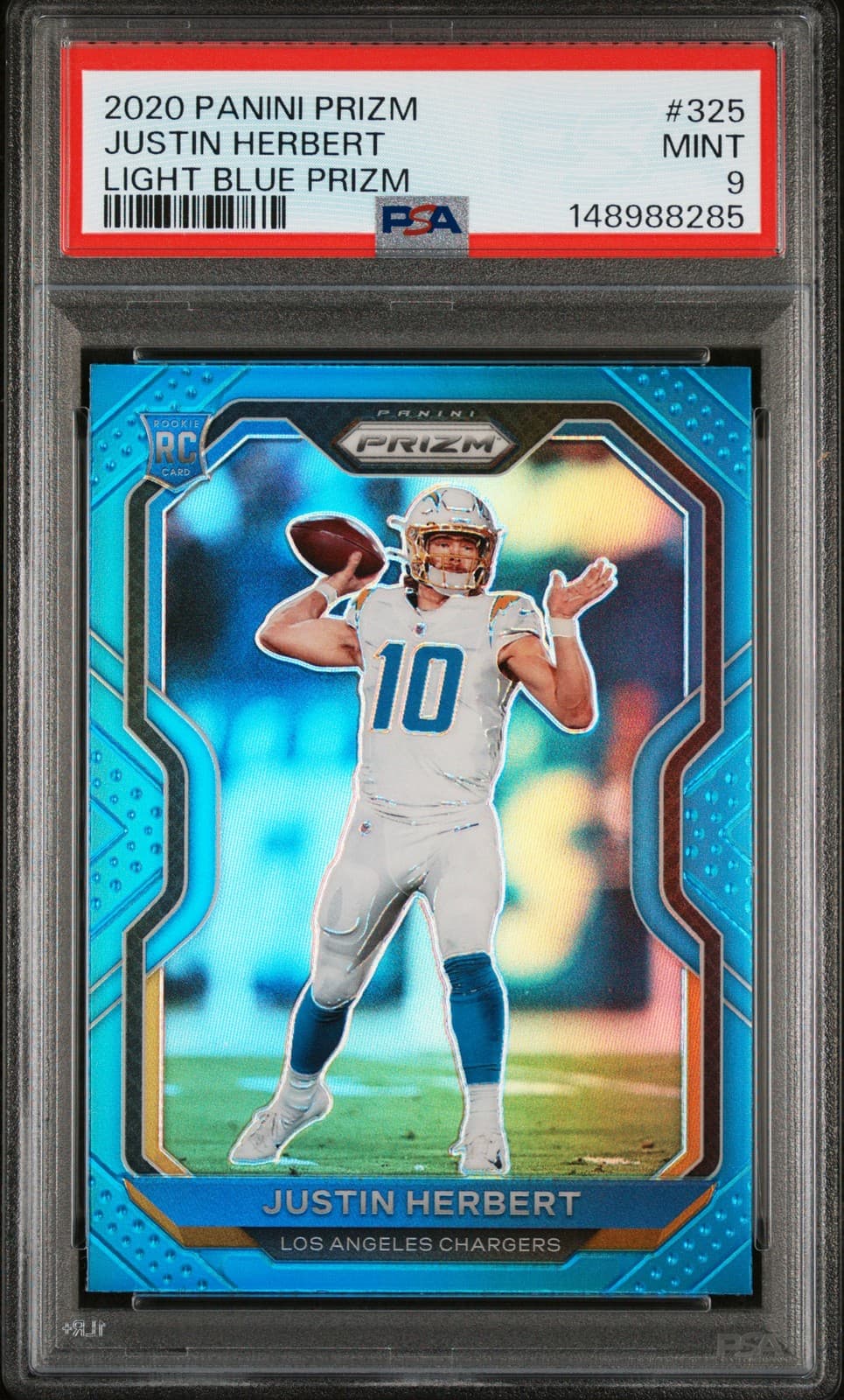 LIGHT BLUE JUSTIN HERBERT 2020 Panini Prizm 2020 Panini Prizm