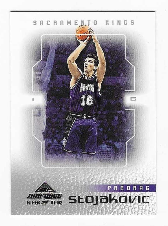 Marquee Predrag Stojakovic 2001 Fleer 2001 Fleer