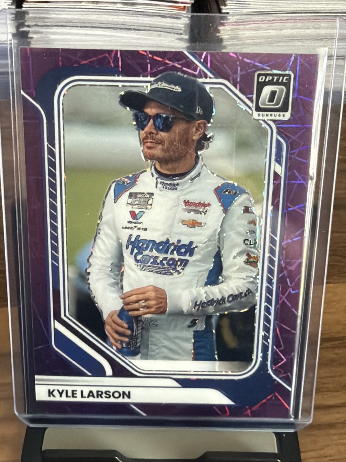 Kyle Larson trading card