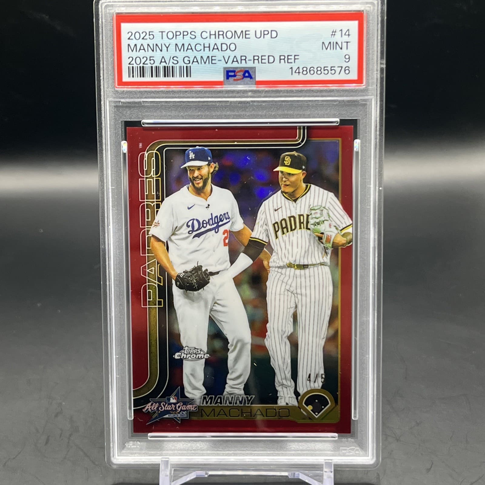 Update Kershaw 2025 Topps Chrome 2025 Topps Chrome red
