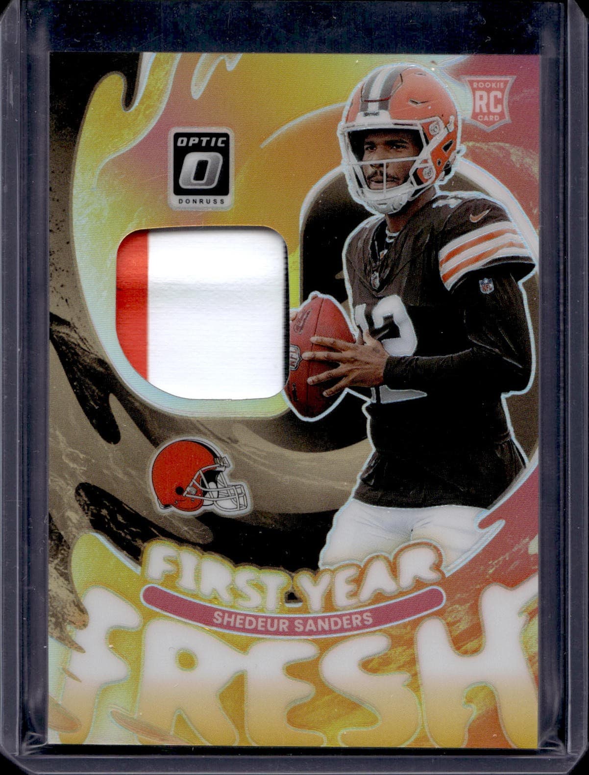 Shedeur Sanders First 2025 Donruss Optic 2025 Donruss Optic