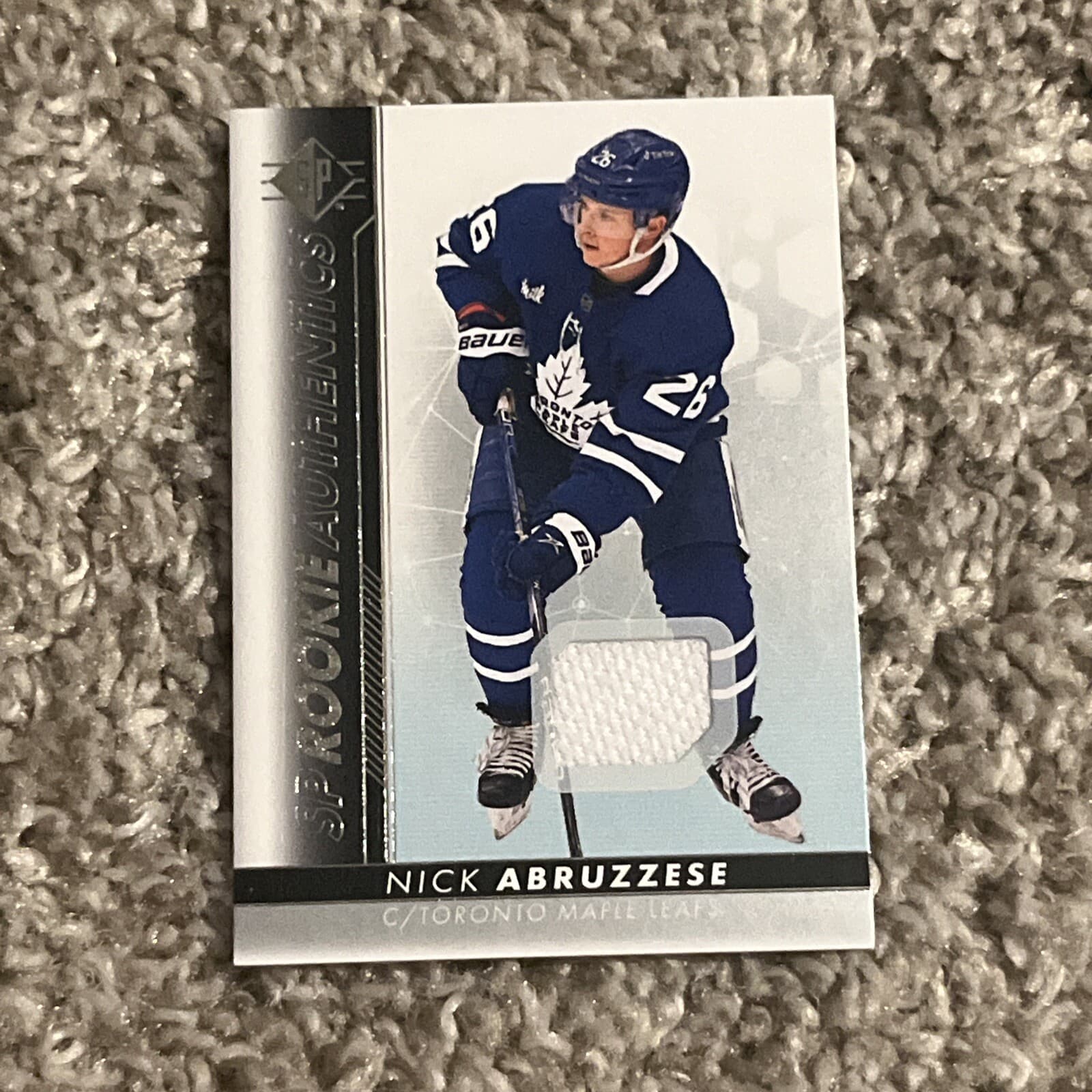 Nick Abruzzese trading card