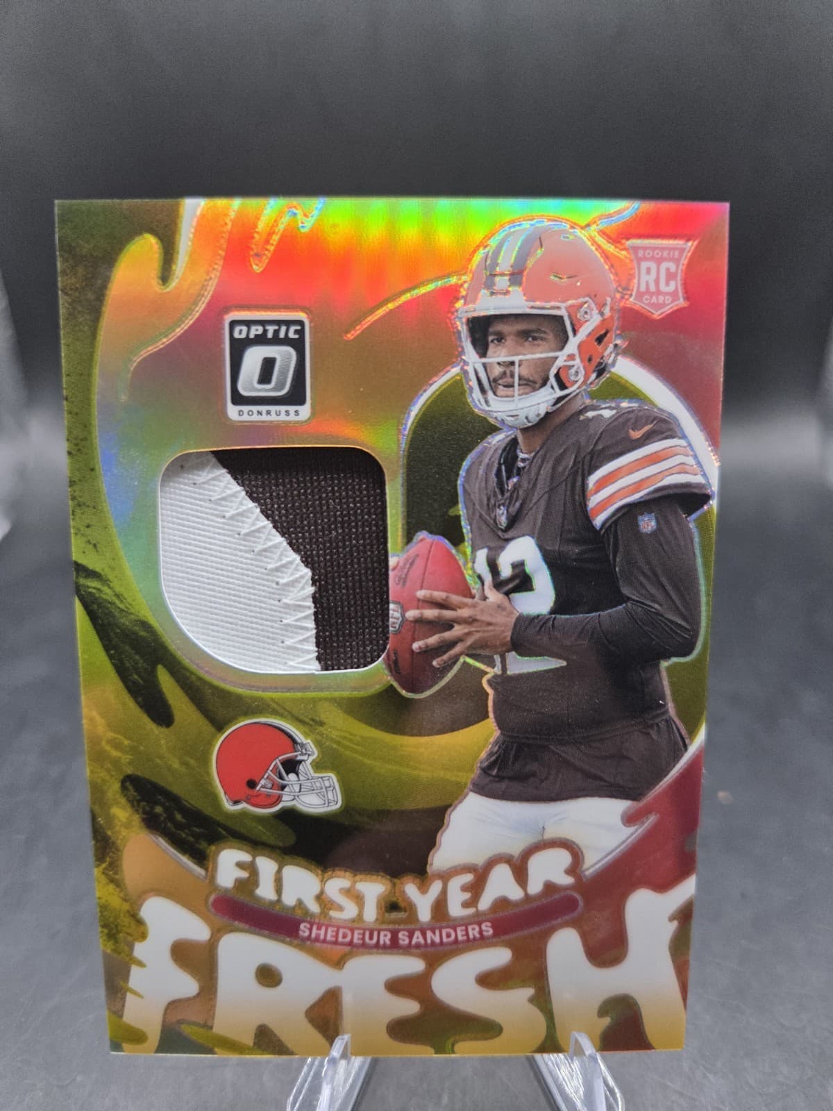 Shedeur Sanders First 2025 Donruss Optic 2025 Donruss Optic