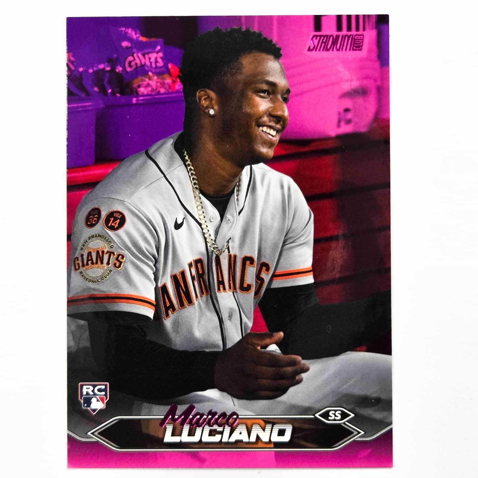 Marco Luciano Pink 2024 Topps Stadium Club 2024 Topps Stadium Club