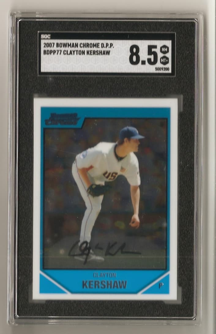 Clayton Kershaw 2007 Bowman Chrome 2007 Bowman Chrome