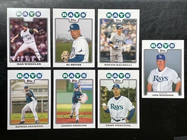 Tampa Bay Rays 2008 Topps 2008 Topps