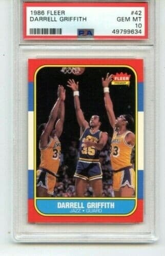 Basketball Darrell Griffith 1986 Fleer 1986 Fleer