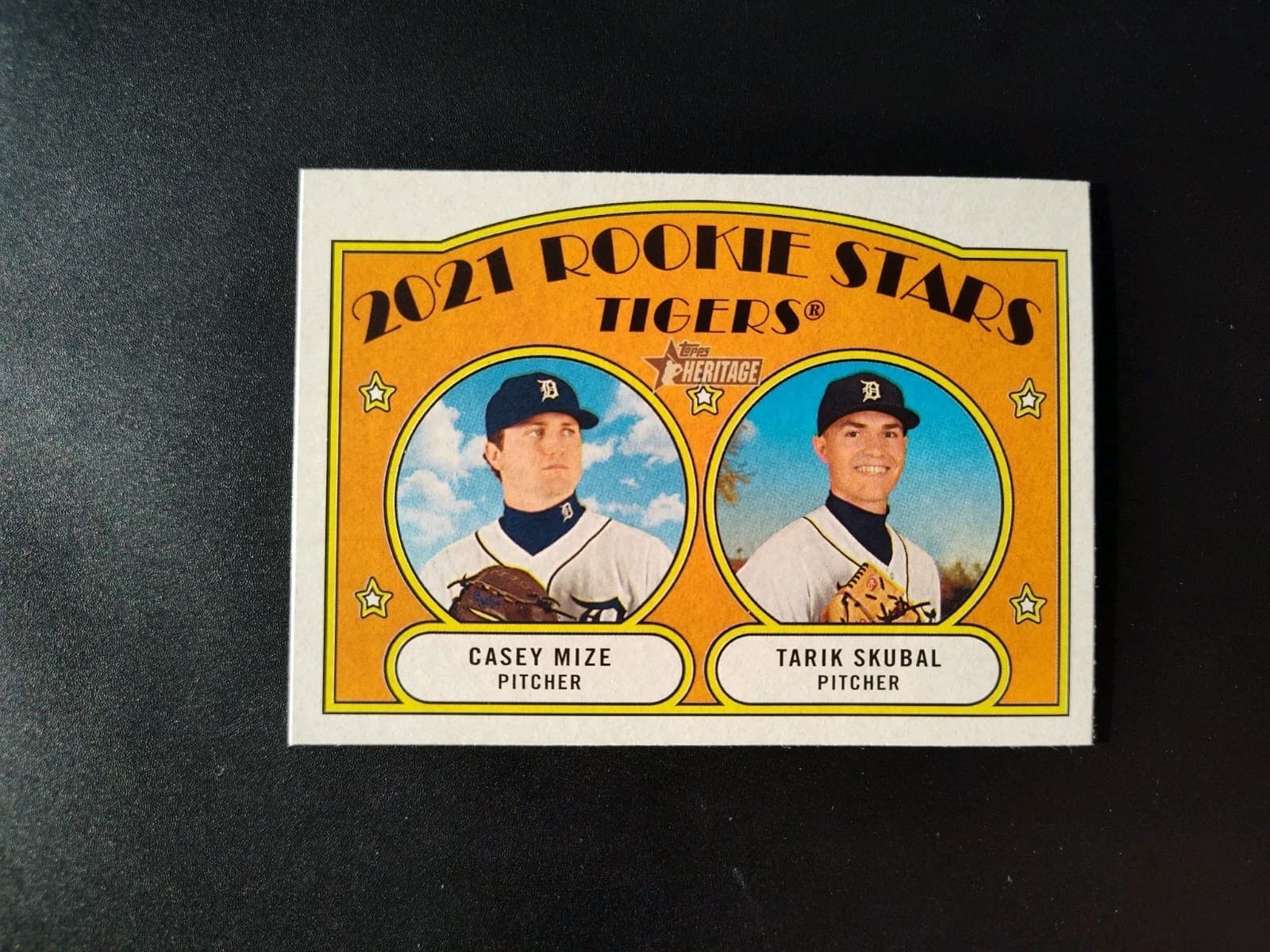 Tarik Skubal Casey 2021 Topps Heritage 2021 Topps Heritage