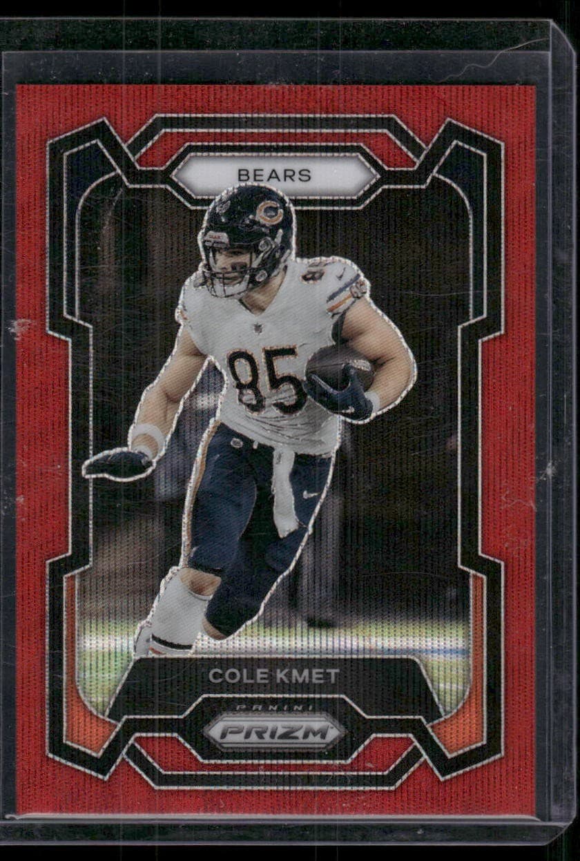 Cole Kmet Red 2023 Panini Prizm 2023 Panini Prizm