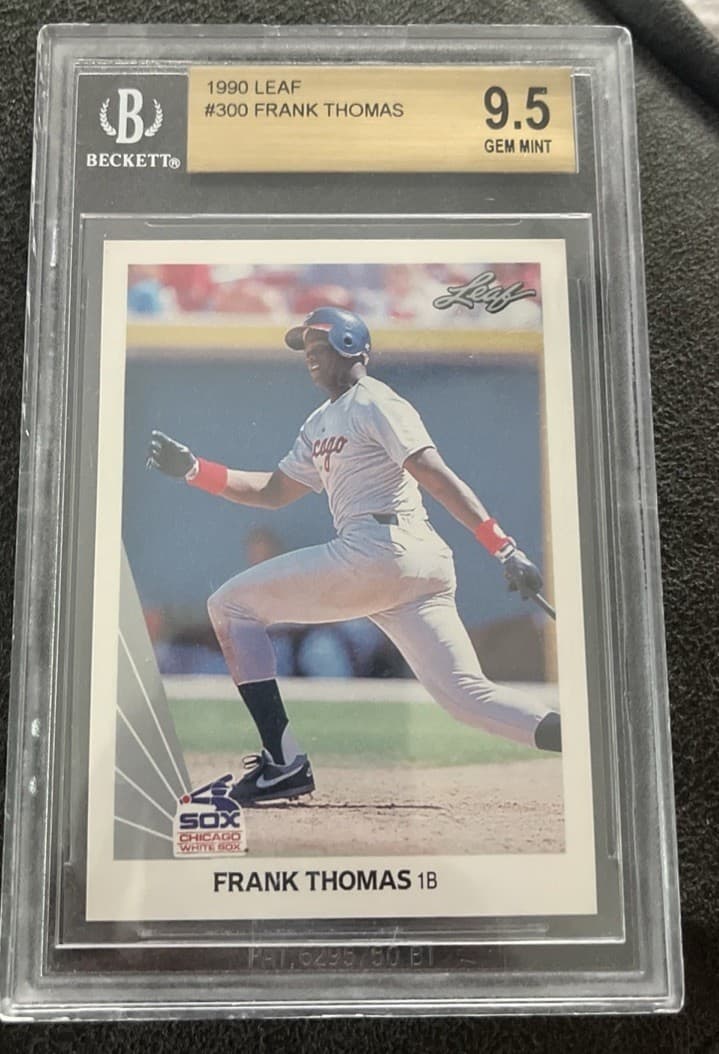Frank Thomas 1990 Leaf