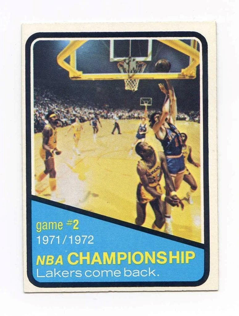 -73 BASKETBALL GAME -72 NBA CH 1972 Topps