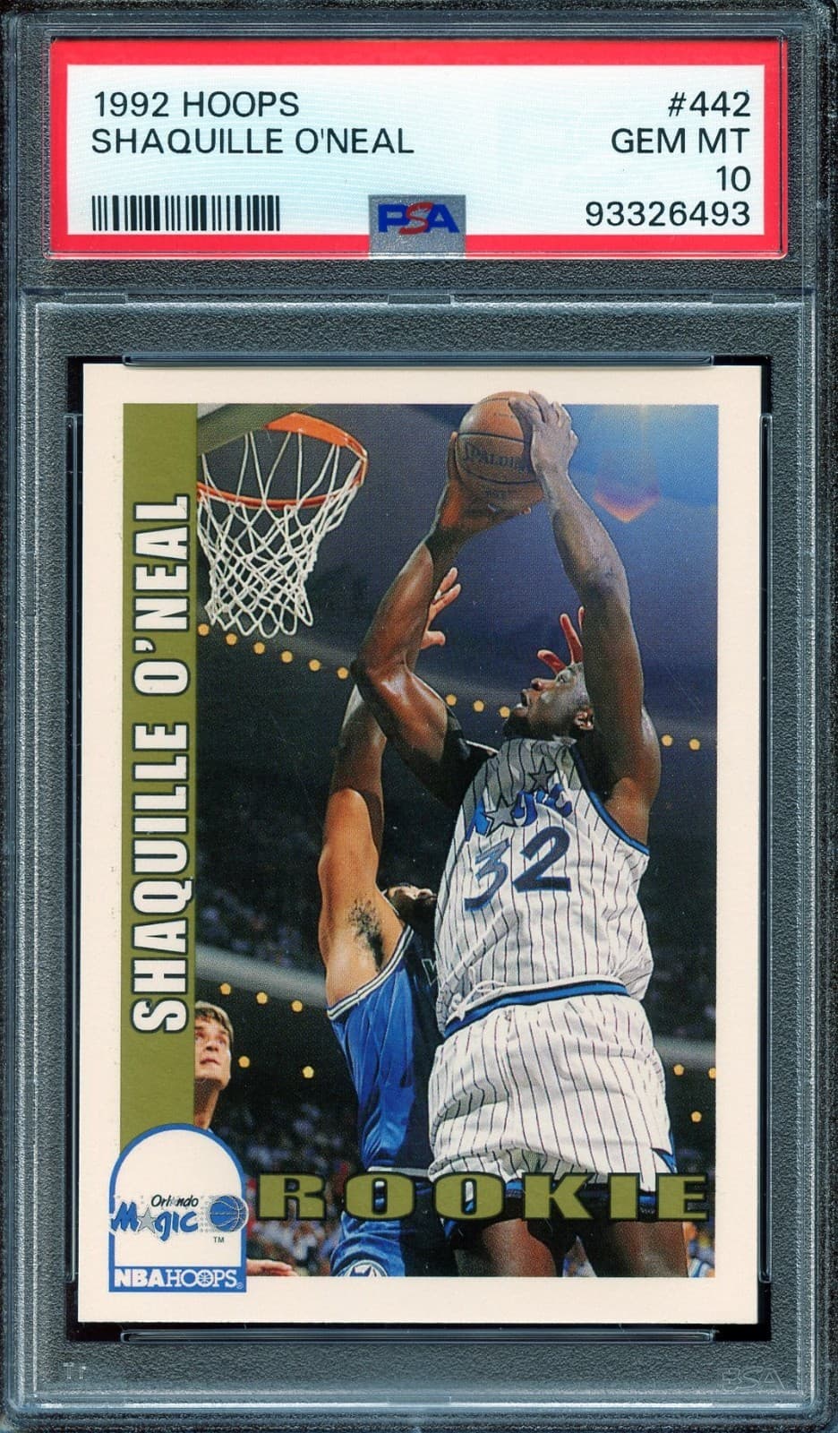 Hoops SHAQUILLE O'NEAL Basketb 1992 Unknown