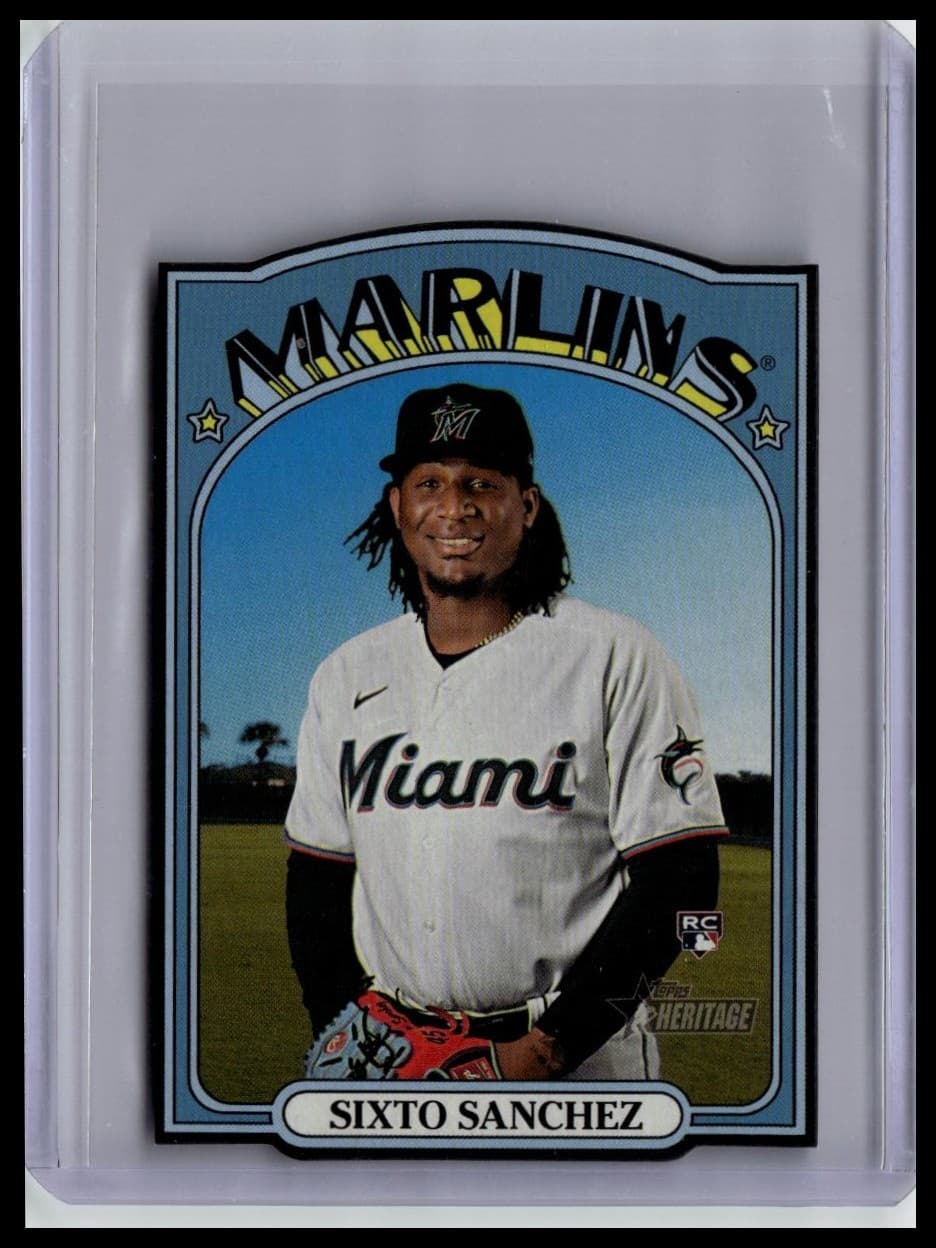Sixto Sanchez Topps 2021 Topps Heritage 2021 Topps Heritage