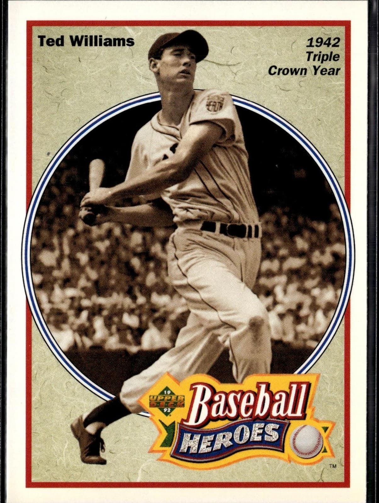 Ted Williams Baseball 1992 Upper Deck 1992 Upper Deck