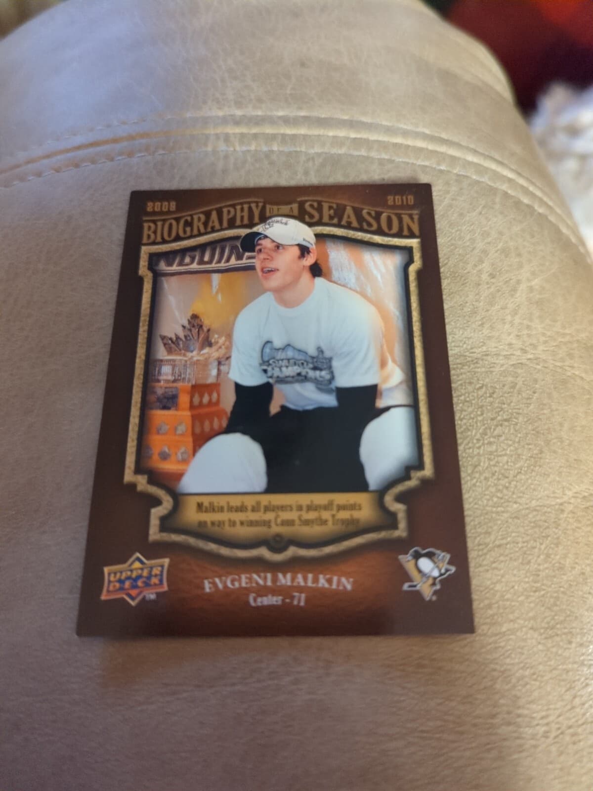 Evgeni Malkin trading card