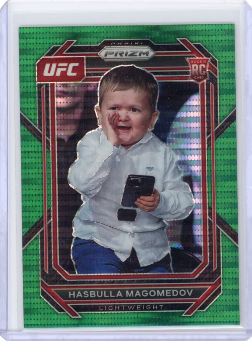 Hasbulla Magomedov Green 2023 Panini Prizm 2023 Panini Prizm