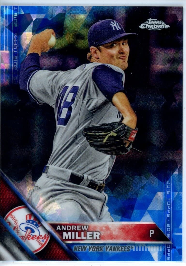 Sapphire Andrew Miller 2016 Topps Chrome 2016 Topps Chrome refractor