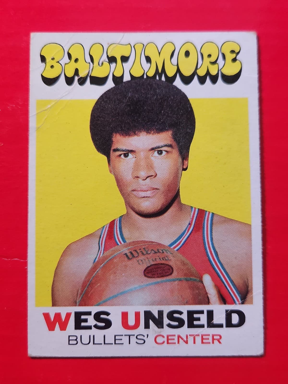 Basketball Wes Unseld 1971 Topps