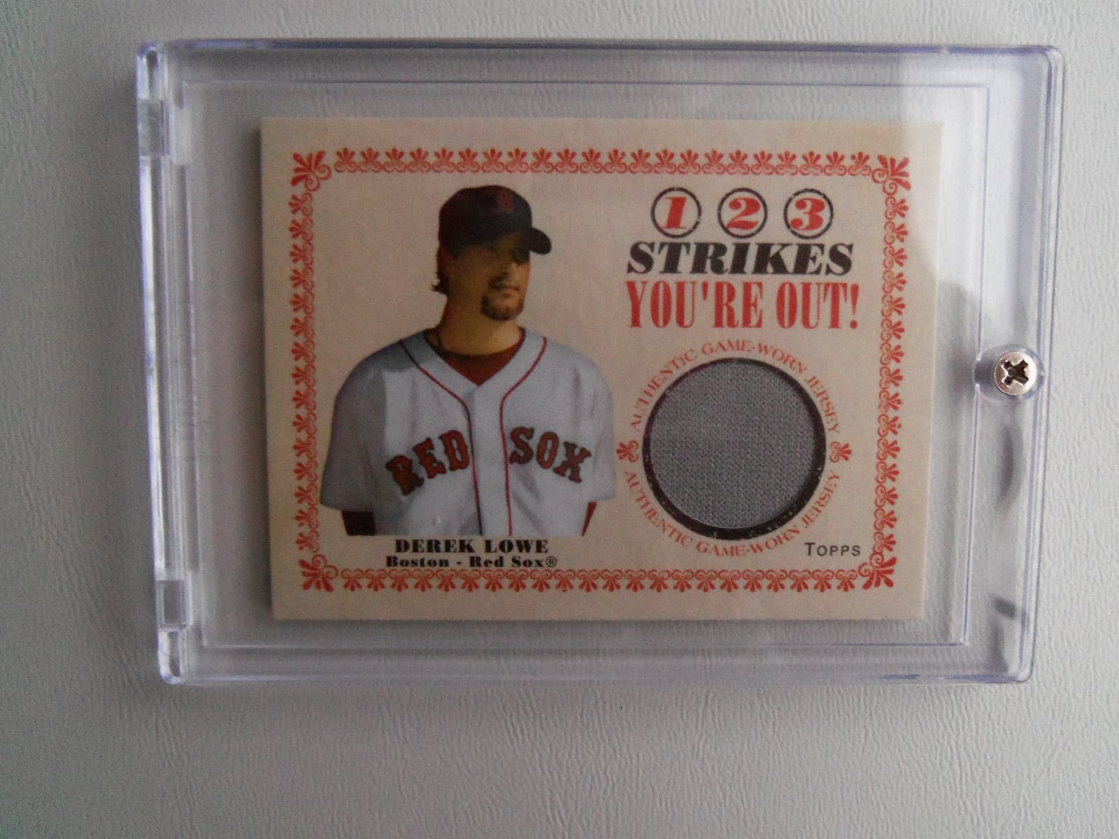 Derek Lowe Game 2004 Topps 2004 Topps
