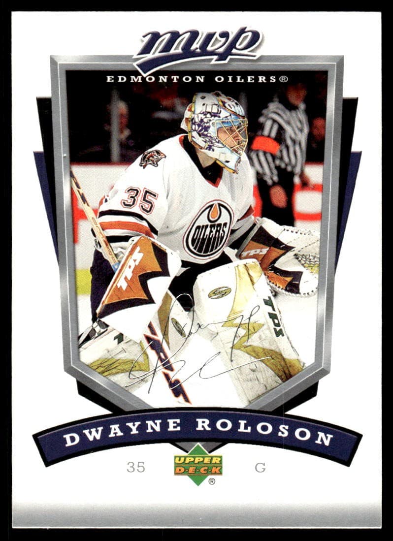Dwayne Roloson Edmonton 2006 Upper Deck 2006 Upper Deck