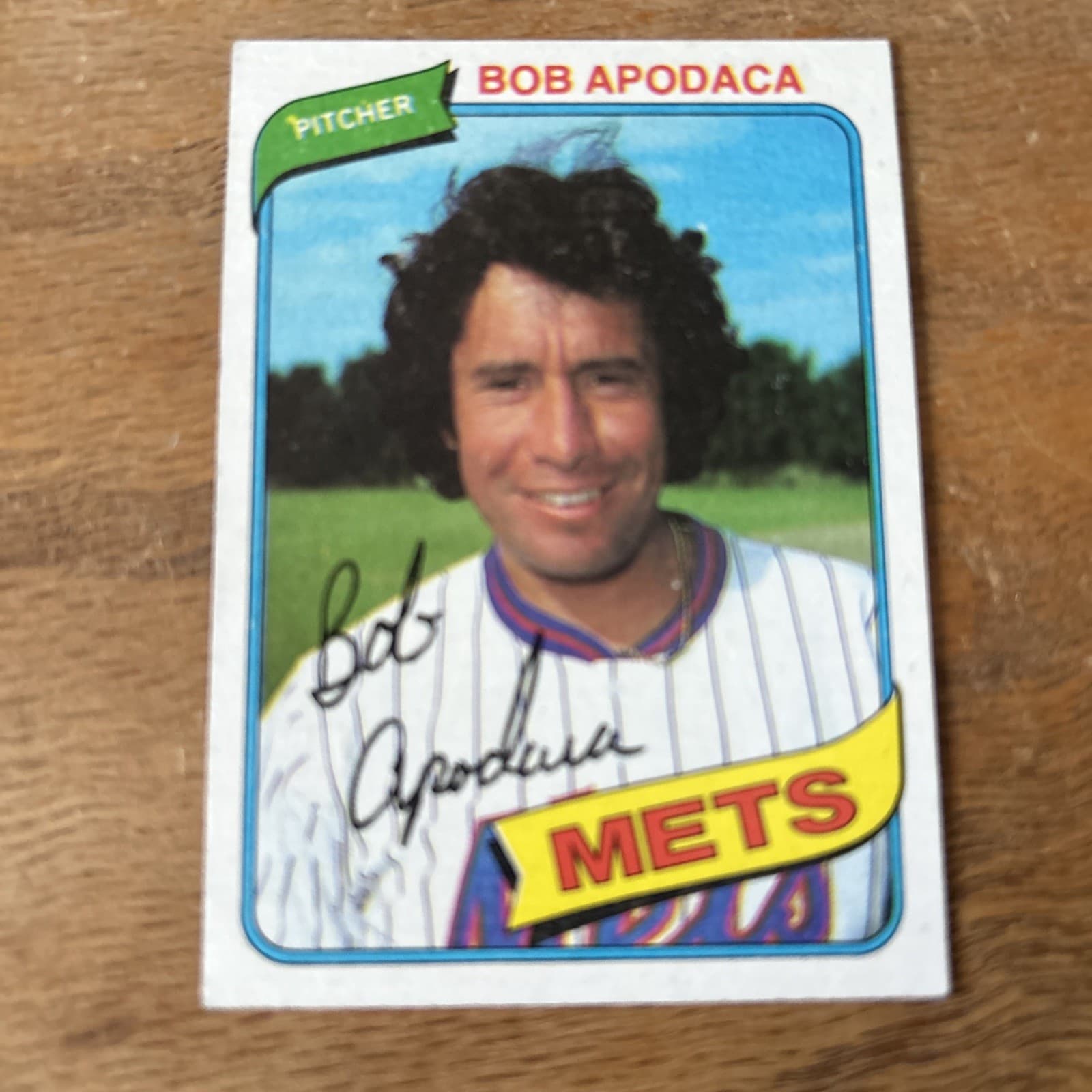 Baseball Bob Apodaca 1980 Topps