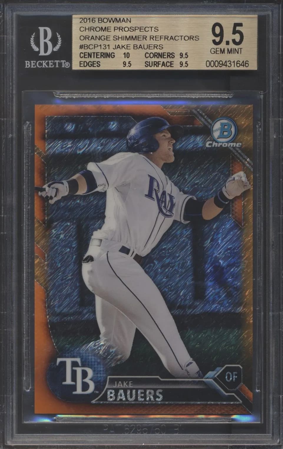 Prospects Orange Shimmer 2016 Bowman Chrome 2016 Bowman Chrome