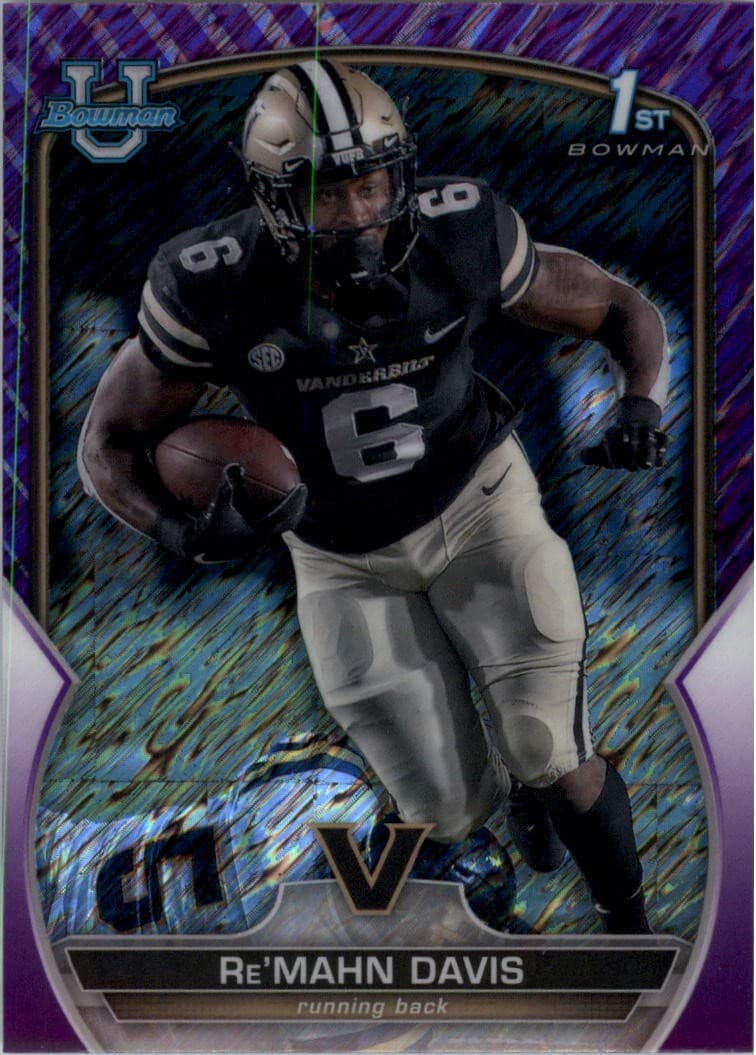 University Purple Shimmer 2022 Bowman Chrome 2022 Bowman Chrome