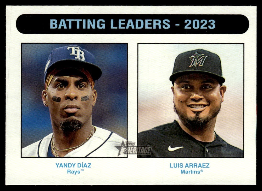 White Border Batting 2024 Topps Heritage 2024 Topps Heritage