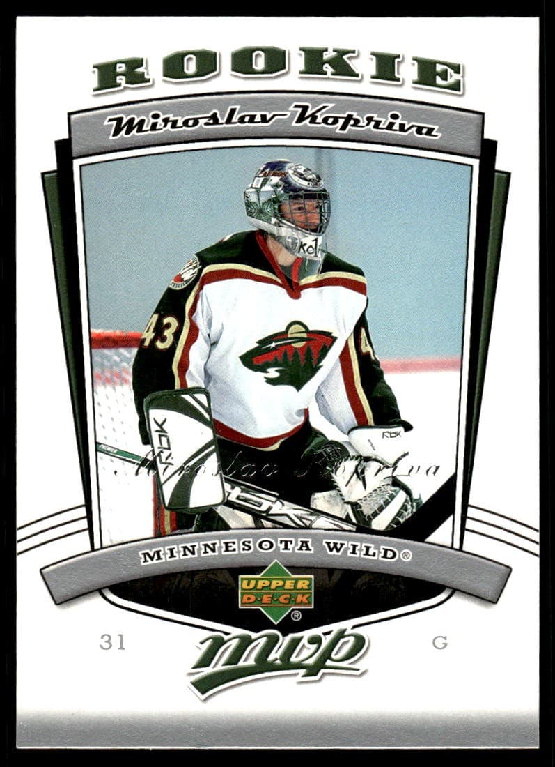 Miroslav Kopriva Minnesota 2006 Upper Deck 2006 Upper Deck