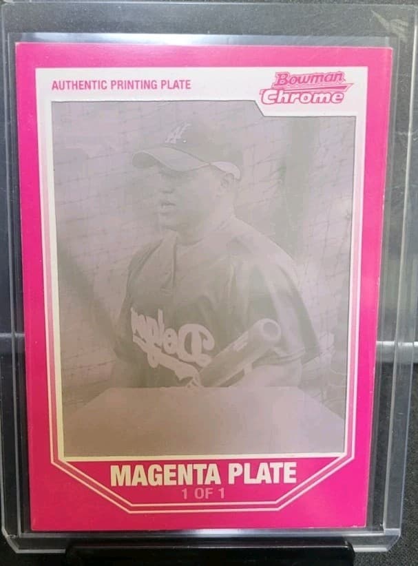 Tony Abreu Magenta 2007 Bowman Chrome 2007 Bowman Chrome plate