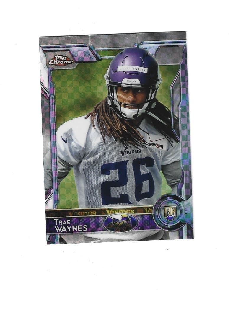 Xfractors Trae Waynes 2015 Topps Chrome