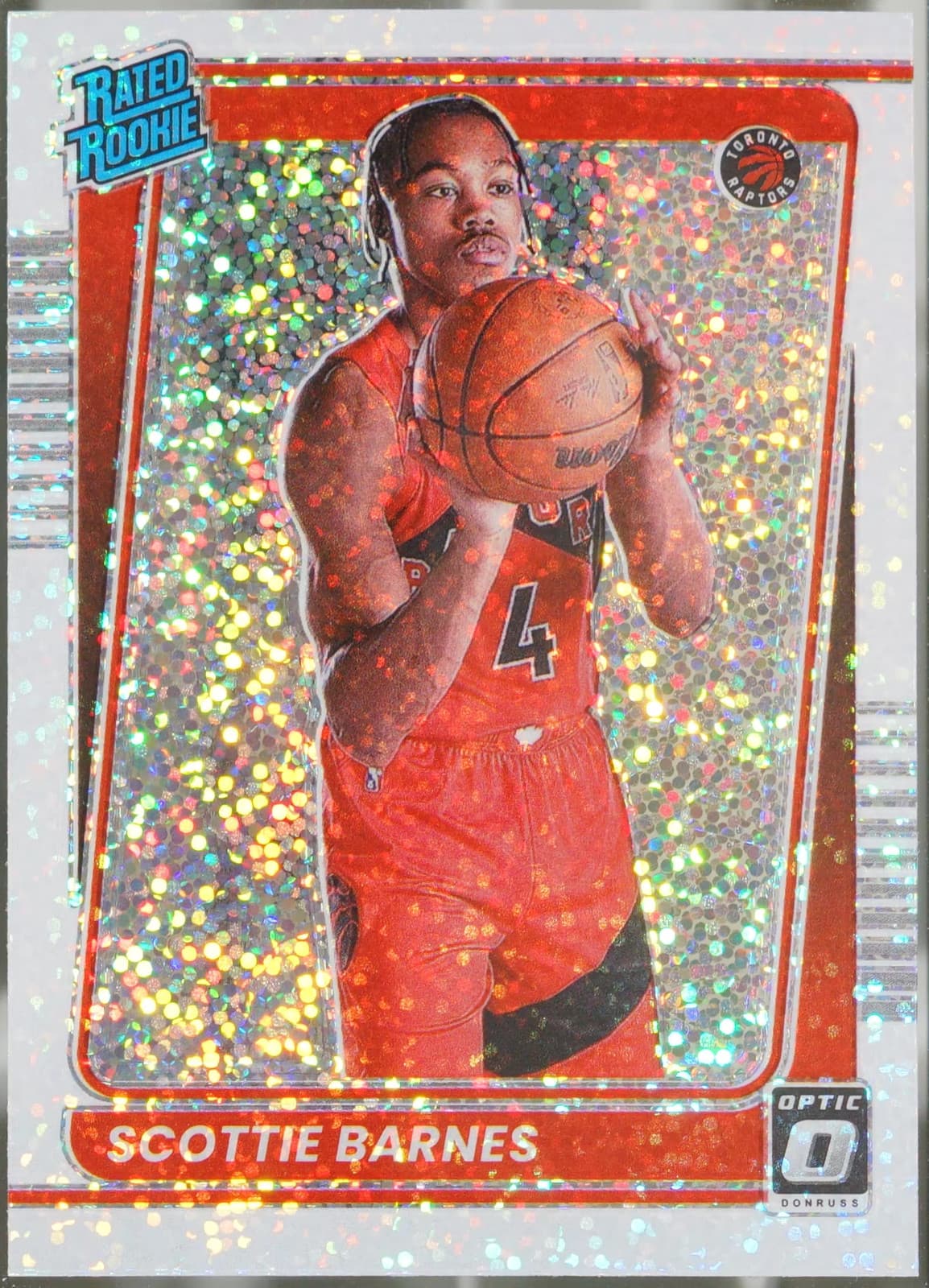 Scottie Barnes White 2021 Donruss Optic 2021 Donruss Optic