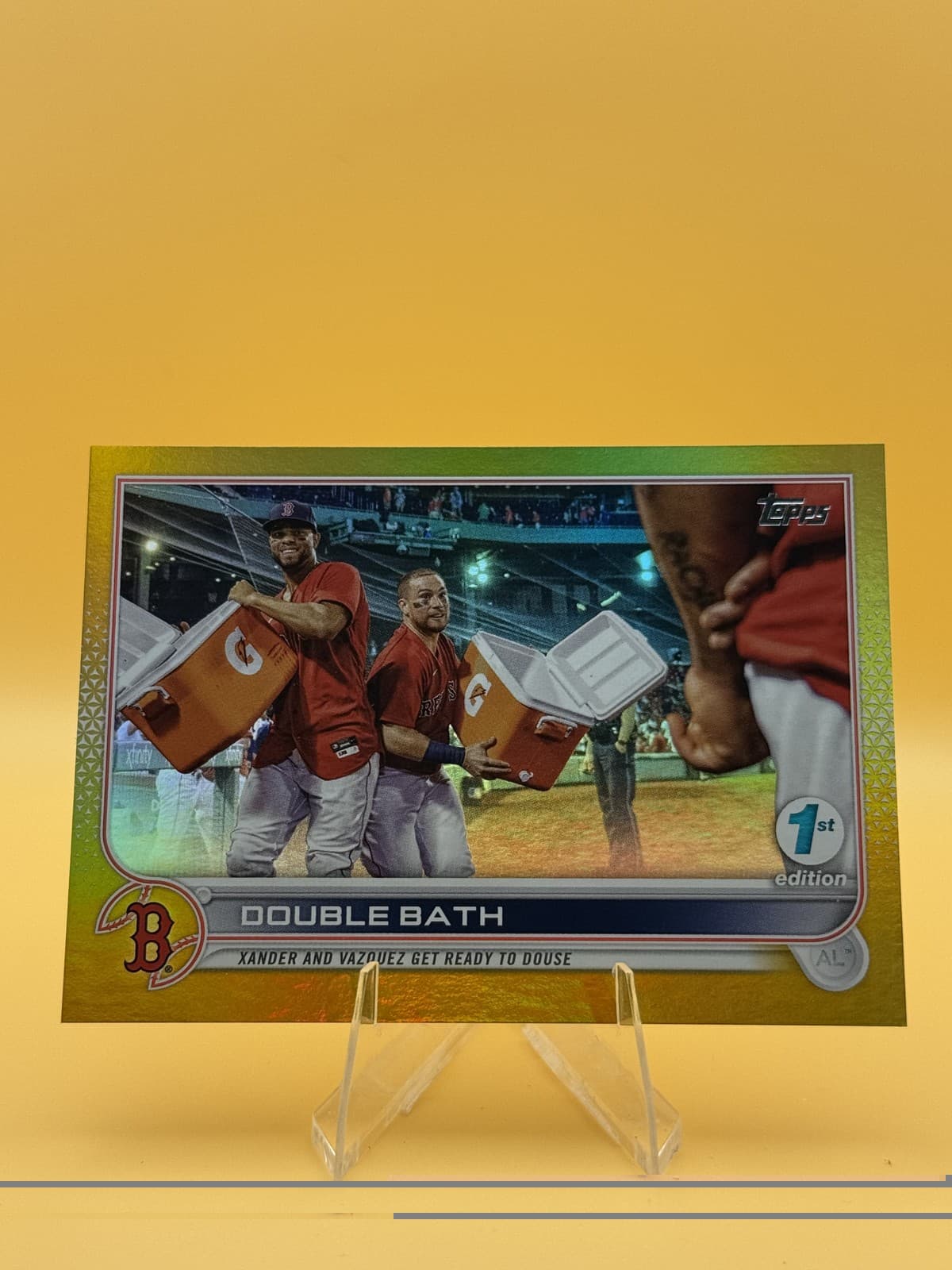 Checklist Xander Bogaerts 2022 Topps 2022 Topps gold