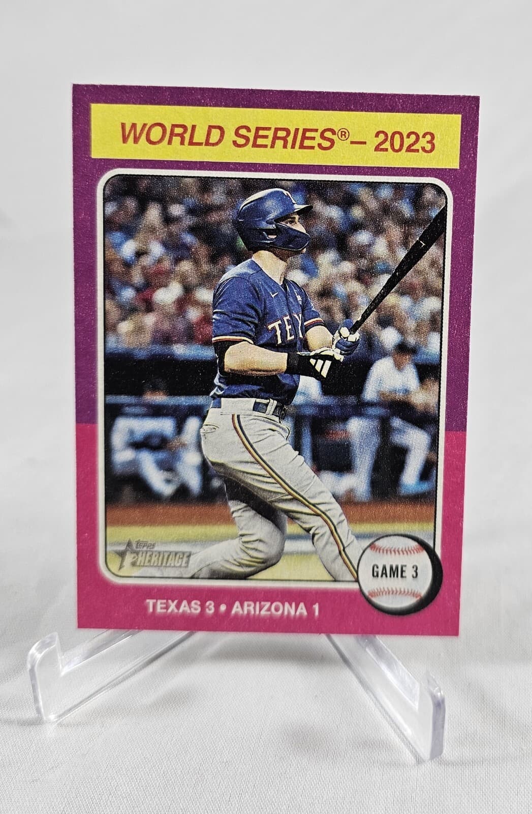 Corey Seager World 2024 Topps Heritage 2024 Topps Heritage