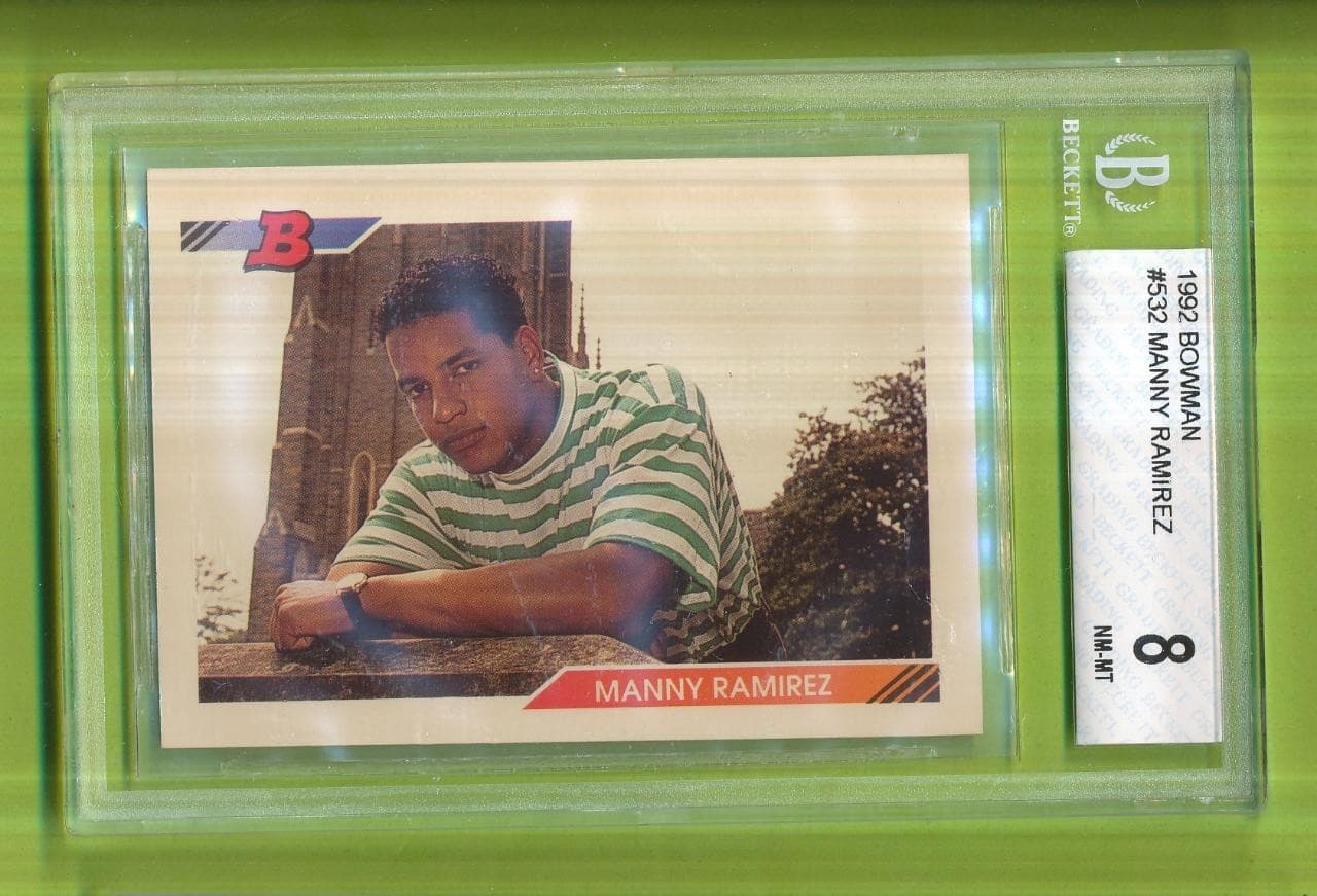 Manny Ramirez trading card