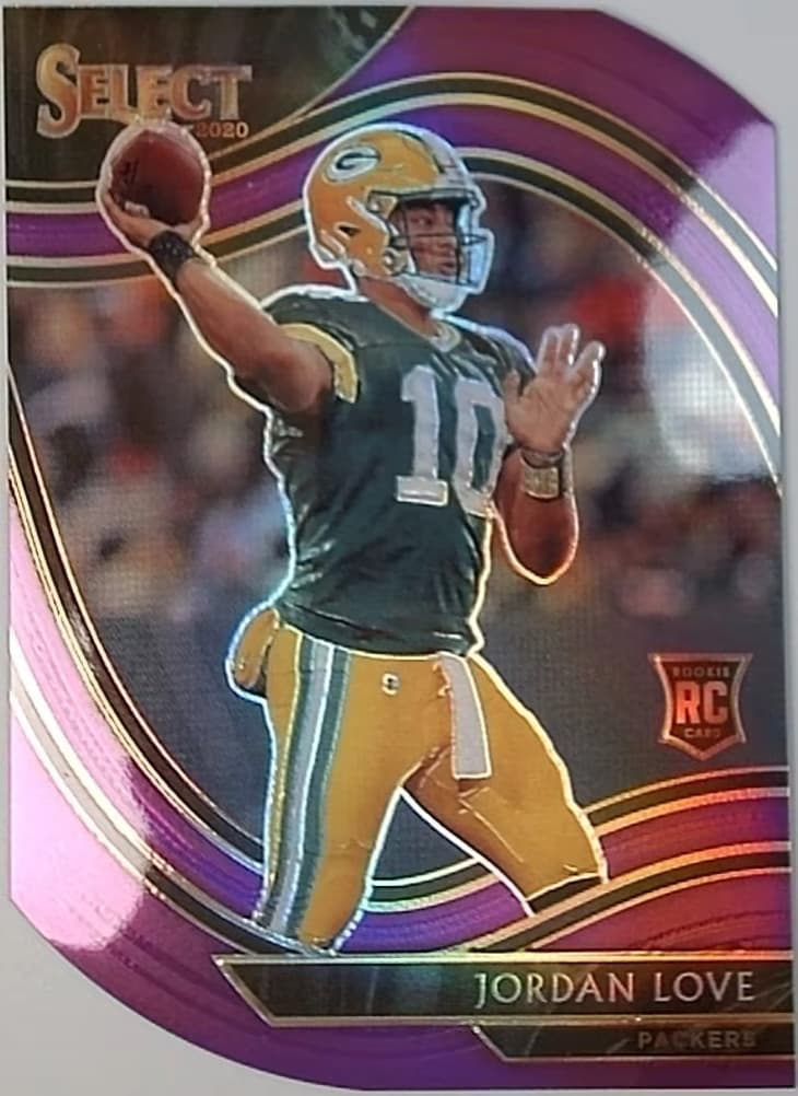 Jordan Love Maroon 2020 Panini Select 2020 Panini Select