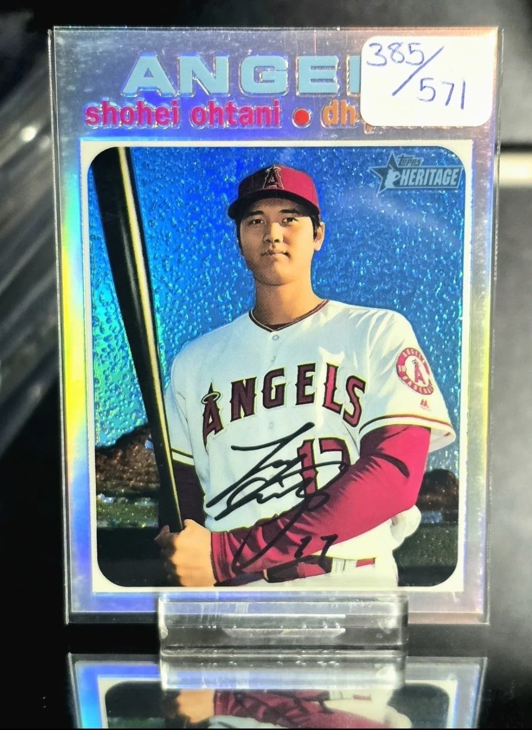 Shohei Ohtani 2020 Topps Heritage 2020 Topps Heritage refractor