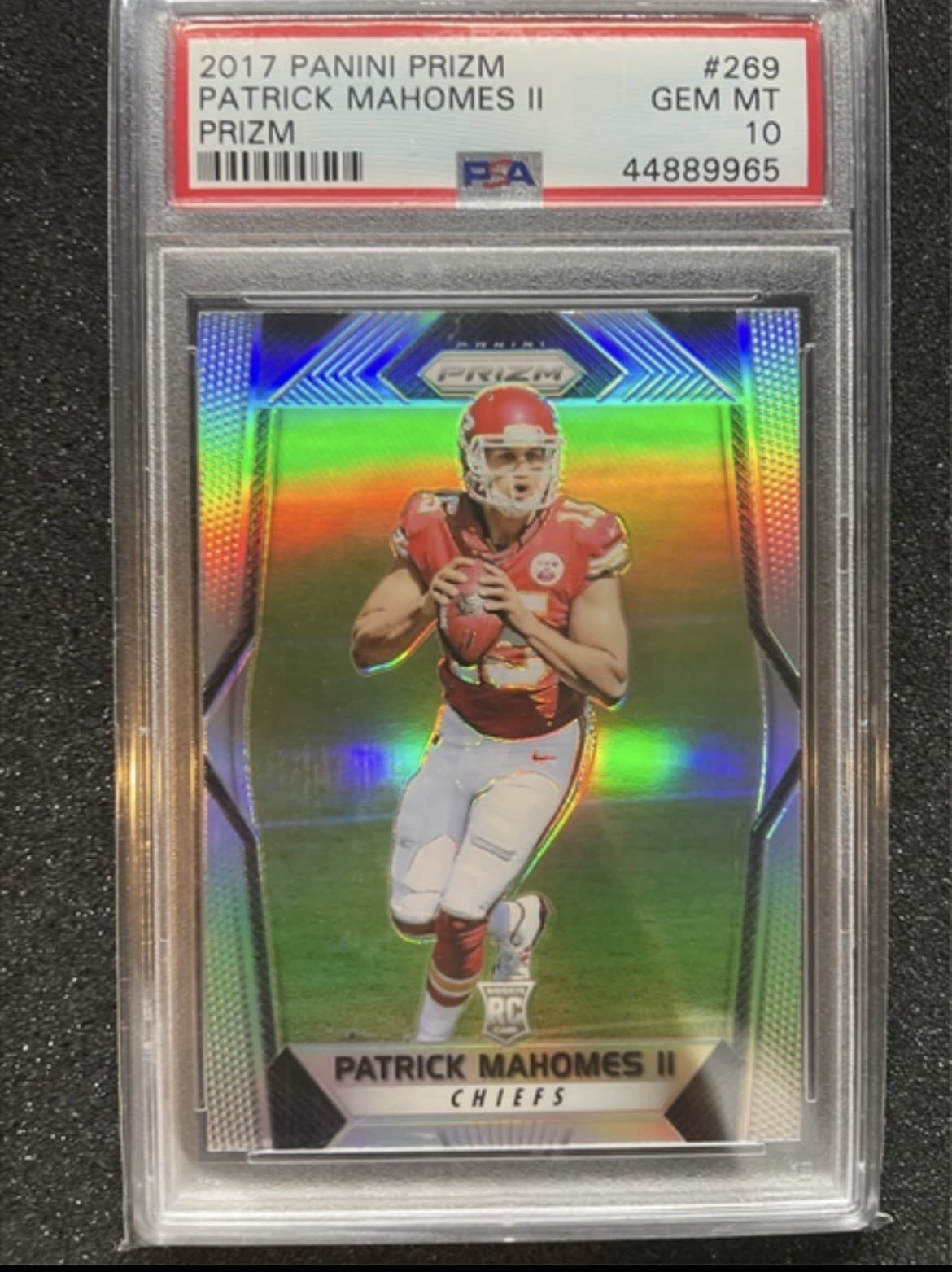 Patrick Mahomes Silver 2017 Panini Prizm