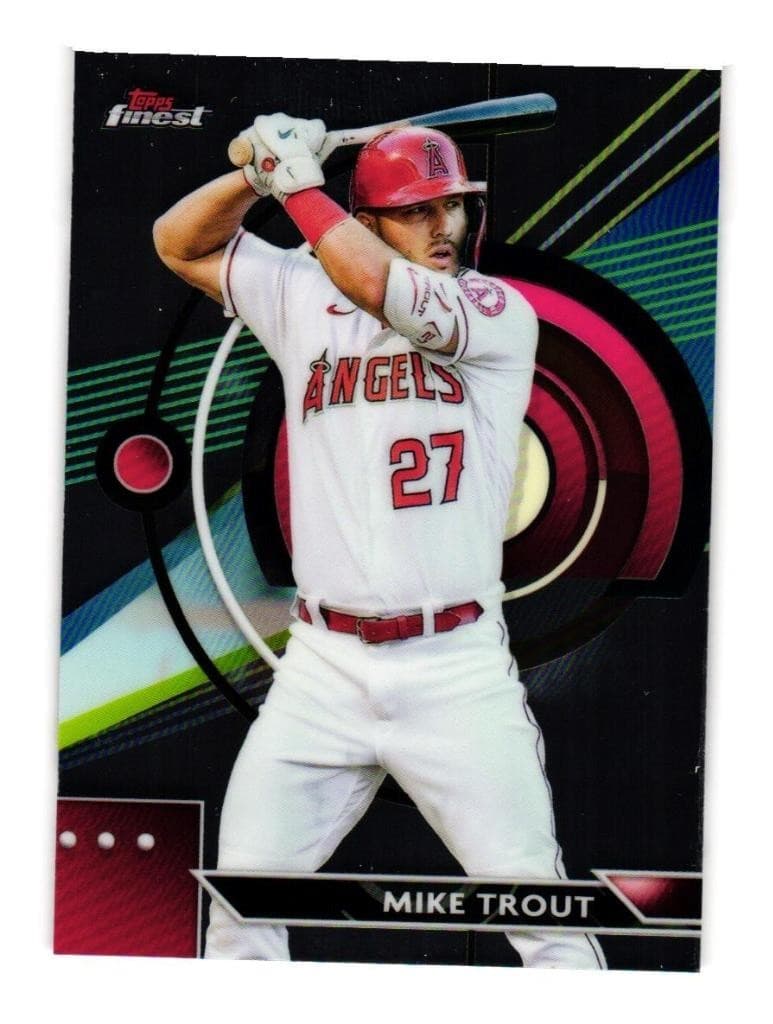Mike Trout 2023 Topps Finest 2023 Topps Finest