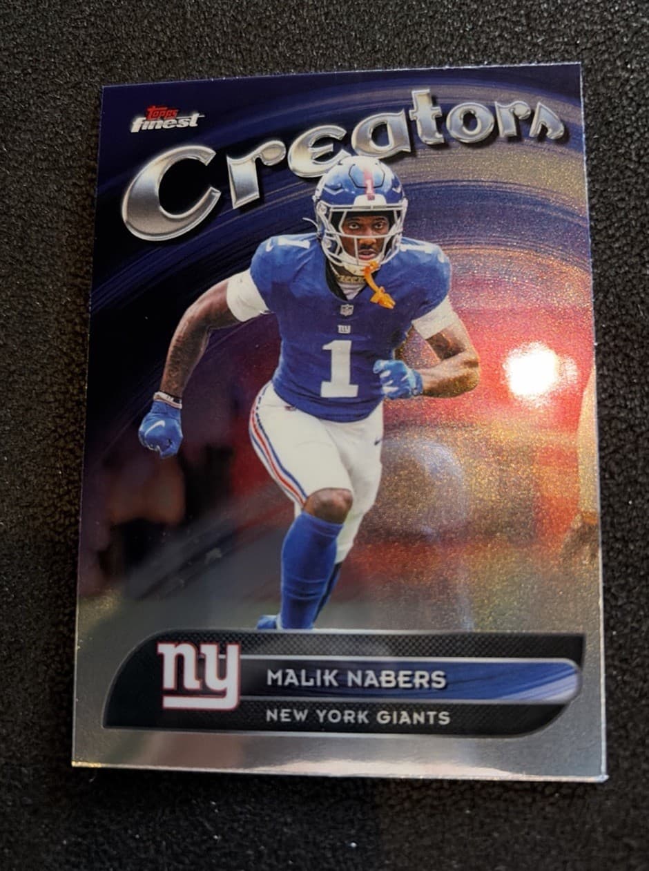 Malik Nabers 2025 Topps Finest