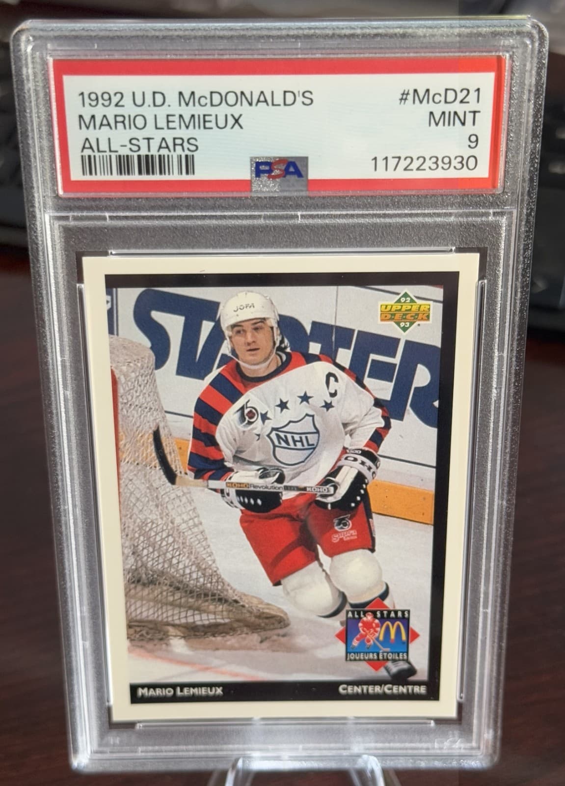 McDONALD'S ALL-STARS MARIO LEM 1992 Upper Deck 1992 Upper Deck