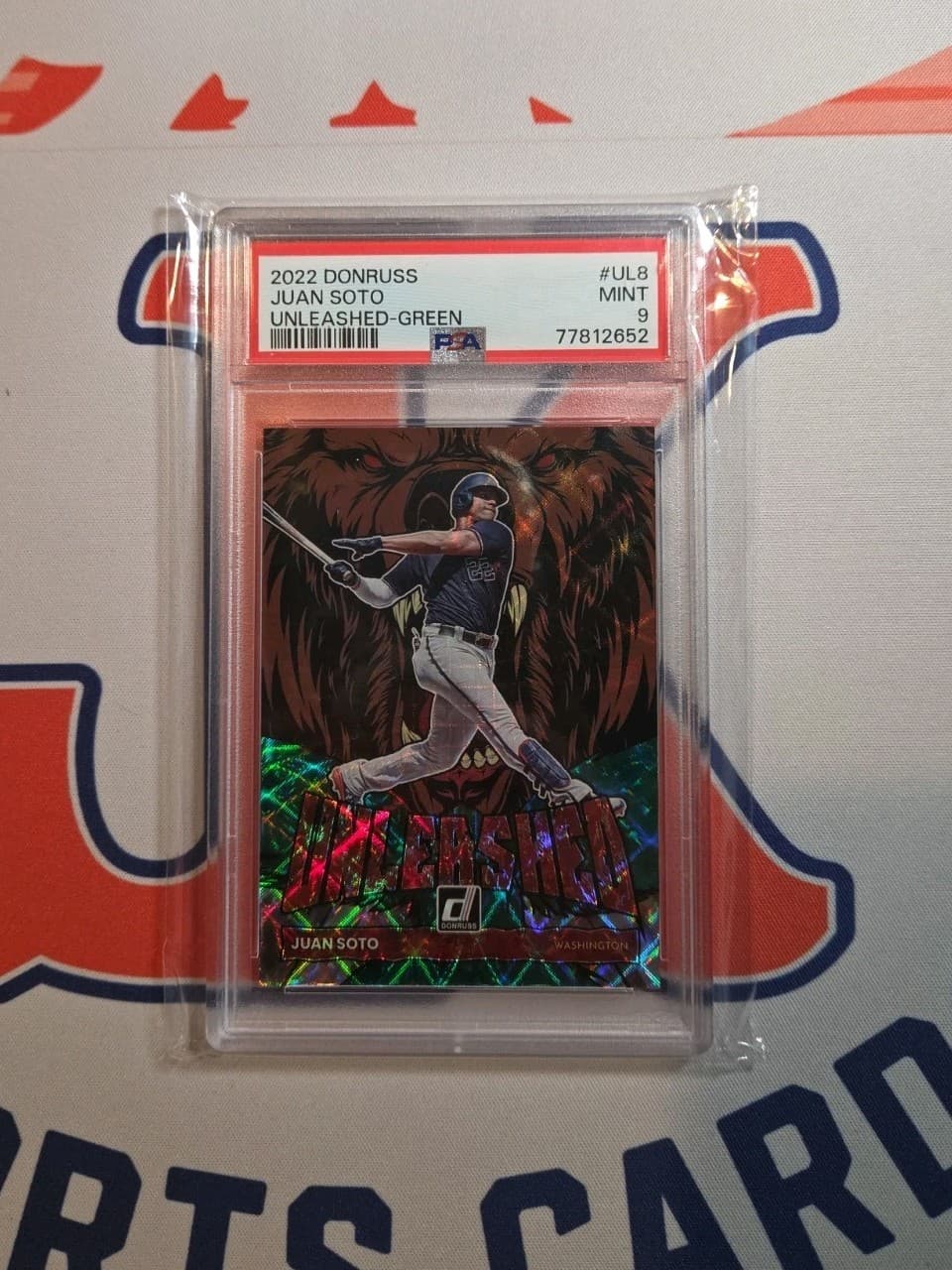 Unleashed Juan Soto 2022 Panini 2022 Panini green