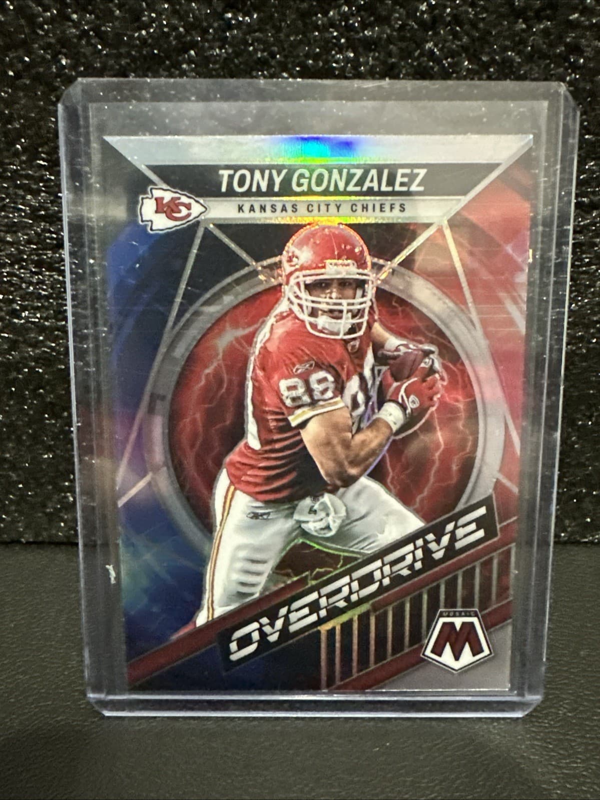 Tony Gonzalez Overdrive 2022 Panini Mosaic 2022 Panini Mosaic