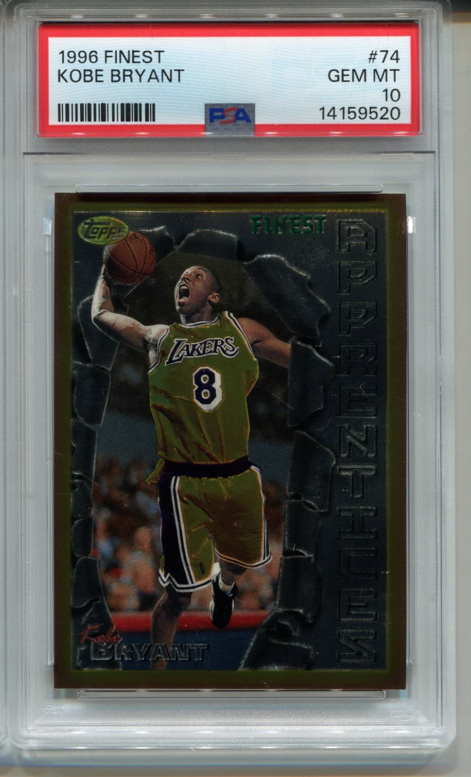 Finest Kobe Bryant 1996 Unknown 1996 Unknown
