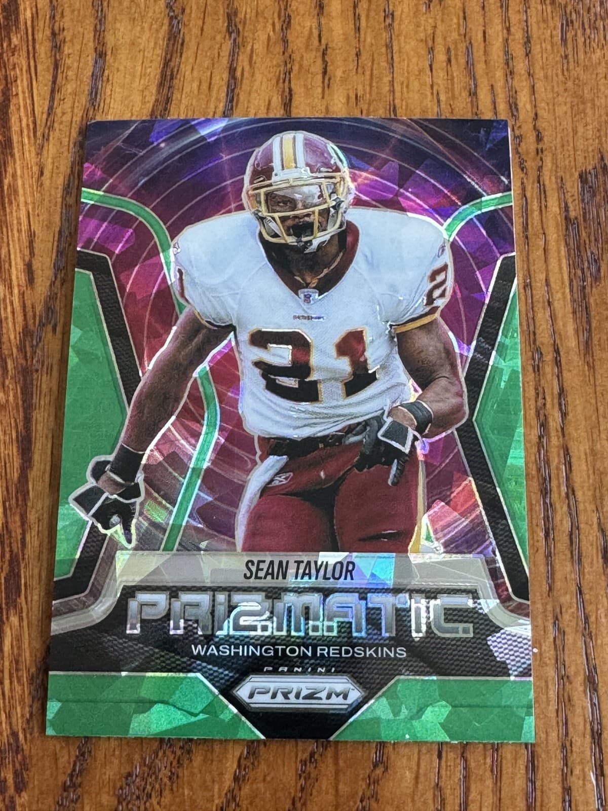 Sean Taylor Prizmatic 2025 Panini Prizm 2025 Panini Prizm green
